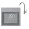 Franke Conjuntos De Cocina - Conjunto De Cocina T103, Tectonitový Dřez SID 610 Y Grifo FP 9000.084, Gris 143.0675.725 -Franke cc4efa9297c926fa0140a13f