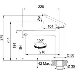 Franke Centro - Grifo De Fregadero FP 0095.031, Cromo 115.0600.095 8 Franke Centro - Grifo De Fregadero FP 0095.031, Cromo 115.0600.095 -Franke d55c14221297196166eec6e4