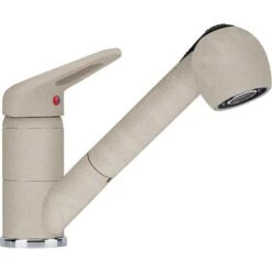 Franke Grifería - Grifo Monomando De Fregadero FC 9547.082, Con Ducha Extraíble, Sahara 115.0470.663