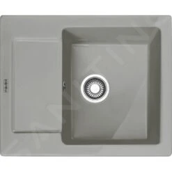 Franke Maris - Fregadero De Cerámica MRK 611-62, 620x510 Mm, Perlgrau Matt 124.0380.344