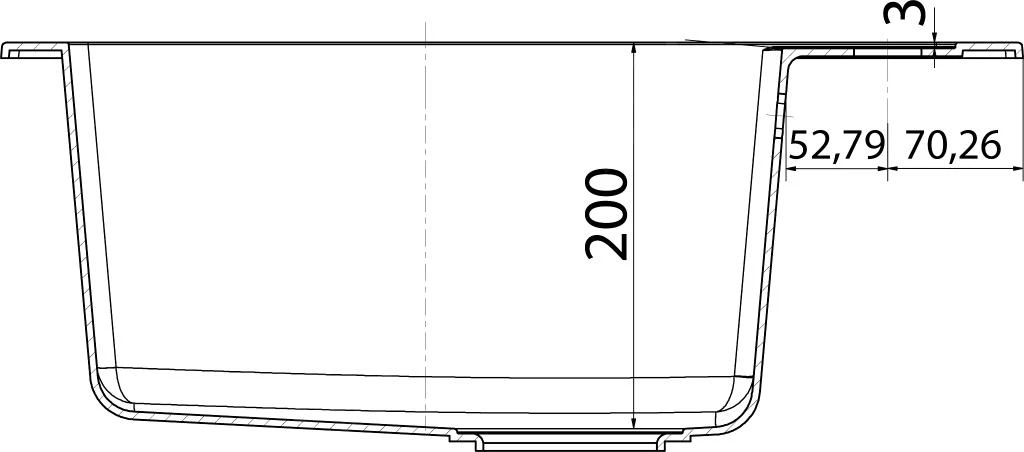 Franke Sirius - Fregadero De Tectonite SID 610, 560x530 Mm, Beige 143.0670.894 6 Franke Sirius - Fregadero De Tectonite SID 610, 560x530 Mm, Beige 143.0670.894 - Imagen 4