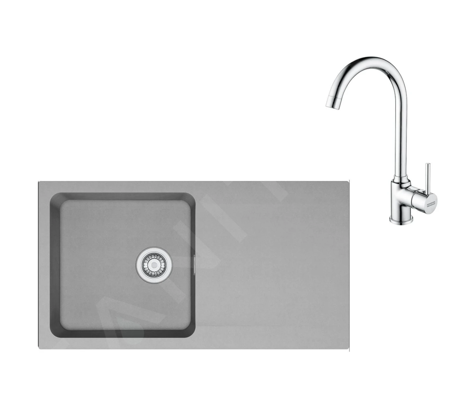 Franke Conjuntos De Cocina - Set T98, Tectonitový Dřez OID 611 Y Grifo FP 9000.031, Gris/cromo 143.0675.702 3 Franke Conjuntos De Cocina - Set T98, Tectonitový Dřez OID 611 Y Grifo FP 9000.031, Gris/cromo 143.0675.702