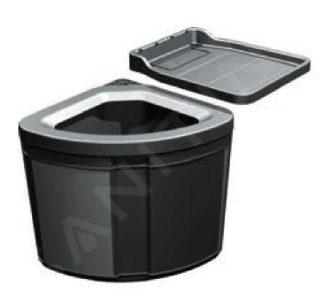 Franke Sortery - Cubo De Basura Integrado Pivot, Negro 121.0307.563 3 Franke Sortery - Cubo De Basura Integrado Pivot, Negro 121.0307.563
