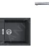 Franke Conjuntos De Cocina - Conjunto T88, Fregadero De Tectonite S2D 611-78 XL Y Grifo FN 0147.031, Negro/cromo 143.0618.741 -Franke e99c5cccba1f6f1d253ae548