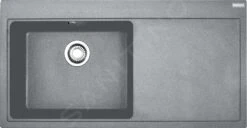 Franke Mythos - Fregadero De Fragranite MTG 611/2, 1000x515 Mm, Piedra Gris 114.0150.007