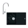 Franke Conjuntos De Cocina - Conjunto De Cocina G56, Fregadero De Fragranite BFG 611-78 Y Grifo FC 650.031, Negro Mate 114.0675.665 -Franke ee6481aa72db3c8efba08b3a