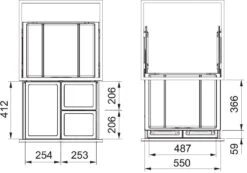 Franke Sortery - Cubo De Basura Integrado FX 60 26-11-11 121.0557.763 9 Franke Sortery - Cubo De Basura Integrado FX 60 26-11-11 121.0557.763 -Franke fdf396285263d2280e20ac94